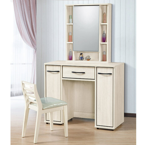 D249-2 雅美3.2尺化妝台 含椅