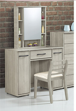 D249-4 依美3.2尺化妝台 含椅