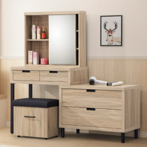 D249-5 布加迪伸縮化妝鏡台 不含椅 不分左右