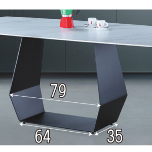 C433-1 8705 雪山岩5尺餐桌