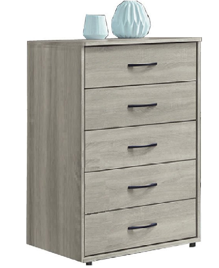 D252-1 依美灰橡五斗櫃