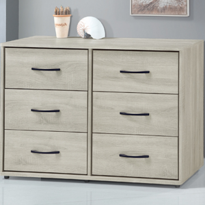 D252-2 依美灰橡六斗櫃