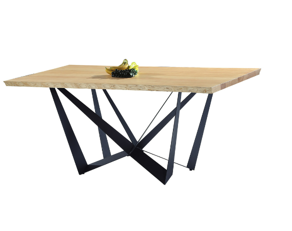 C432-1 A-019 自然邊本色6尺餐桌