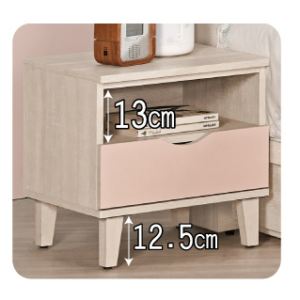 A1265-3芬娜1.5尺床頭櫃