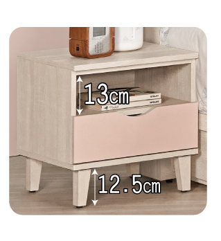 A1265-3芬娜1.5尺床頭櫃