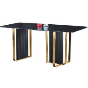 C434-4 T8829勞倫黑金6尺餐桌
