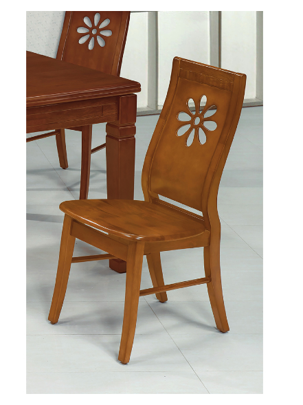 C487-24 太陽花柚木餐椅