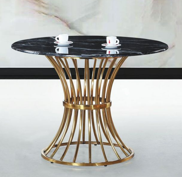 C459-4 21-01 夏洛特圓几 100圓 含黑白根石面