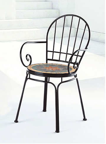 C490-7  K005 黑色休閒椅 單只