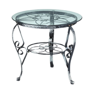 C463-4 506休閒桌 黑 含玻璃