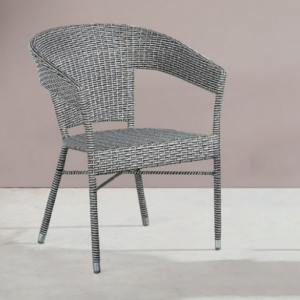 C490-10 519灰藤休閒椅 單只