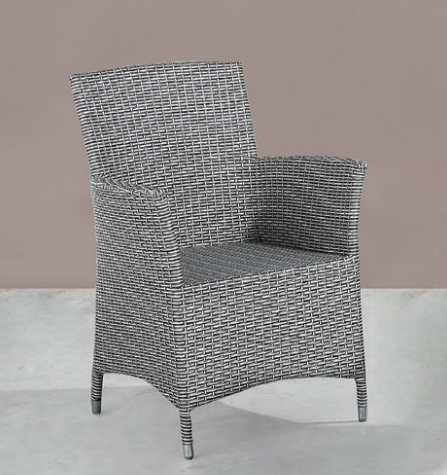 C490-13 503灰藤休閒椅 單只