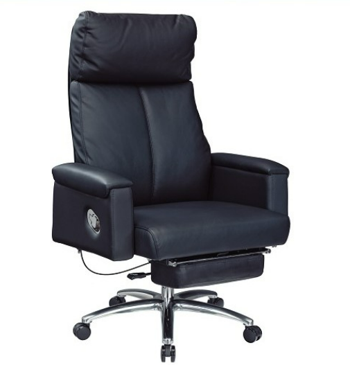 C469-6 黃牛皮辦公椅 A090 160度傾仰 有擱腳