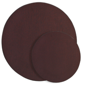 C468-5胡桃圓桌面2.5尺圓 木心板