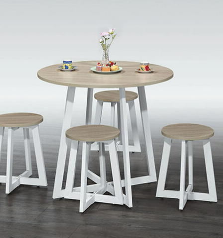 C468-11 冬瓜小圓桌 高空格37.5公分