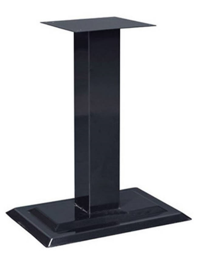 C468-17 單管桌腳 底長方盤