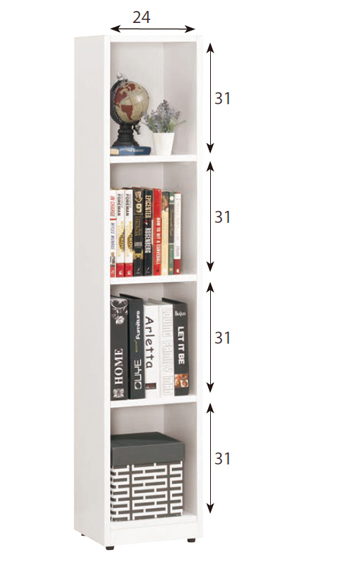 A1319-5卡爾1尺收納櫃