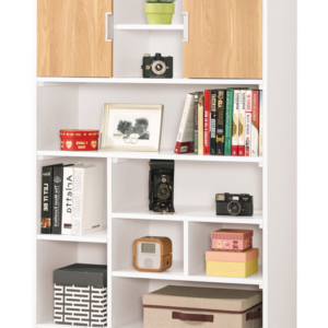 A1320-5卡爾3尺開放書櫥 左向 附活動隔板一片