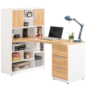 A1320-8卡爾5尺L型書桌 右向  附活動隔板一片