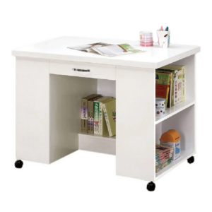 A1321-7貝莎3.5尺白色活動書桌