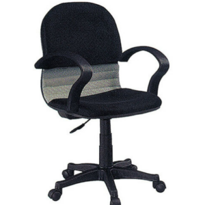 C473-14雙手網布辦公椅 黑灰
