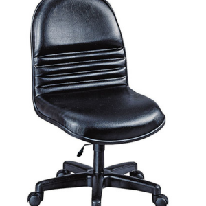 C473-17 無手黑皮辦公椅
