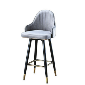 C477-14 206吧椅 灰絨布