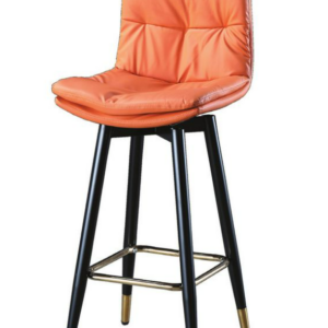 C477-15 20雙層皮吧椅 桔皮
