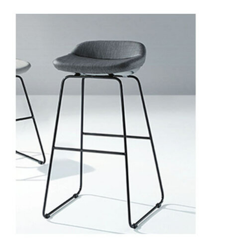 C477-9 113中吧椅 深灰皮