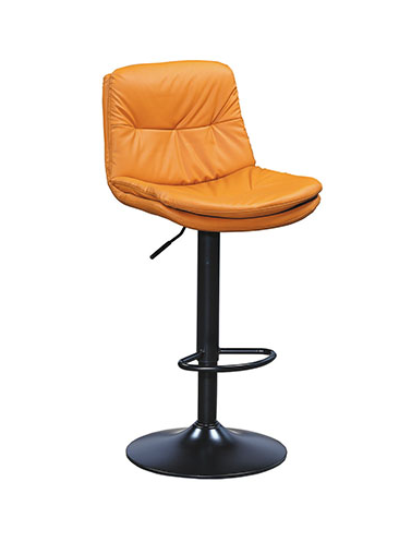 C478-2 馬克吧台椅 橙色皮
