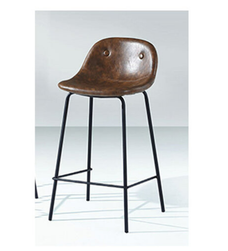 C480-12 BY-1 中吧椅 咖啡皮