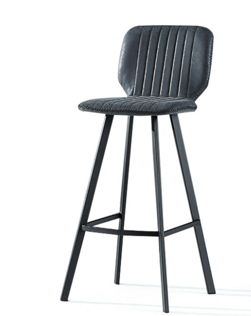 C477-12 CQ-5400 吧椅 黑灰皮
