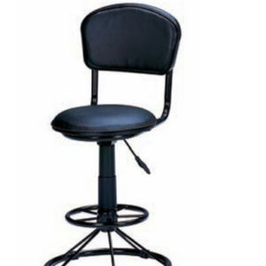 C480-20 氣壓式圓型背吧台椅 低 黑色