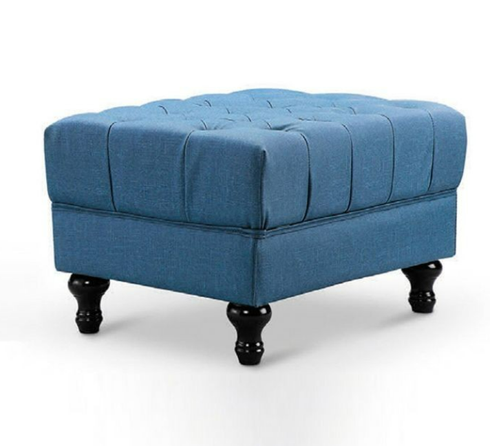 D348-7 吉爾貓抓皮腳踏椅 藍色