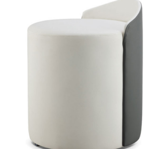 D347-10 格雷白圓凳