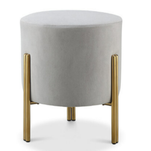 D347-12 貝特淺灰圓凳