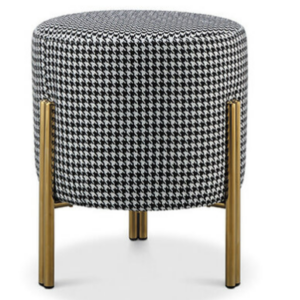 D347-13 貝特千鳥格圓凳