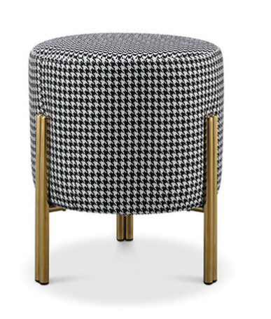 D347-13 貝特千鳥格圓凳