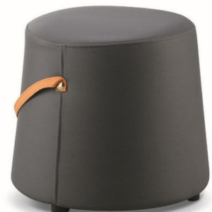 D347-17 保羅灰色圓凳