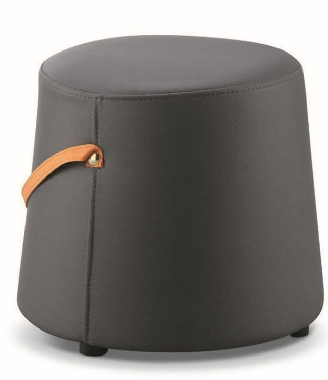 D347-17 保羅灰色圓凳