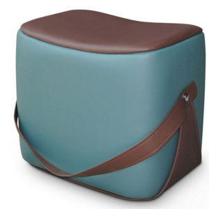 D347-21 湖水藍馬鞍凳
