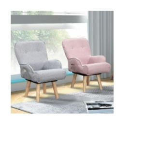 D348-19 和風旋轉椅 灰色 低背