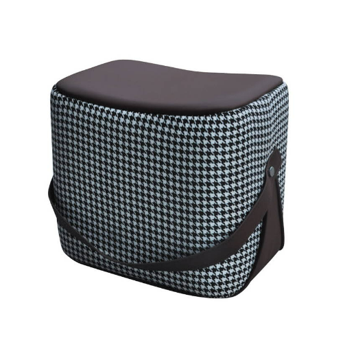 D347-23 千鳥格馬鞍凳