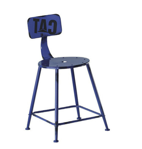 C489-31 HB20C 鐵製餐椅 藍