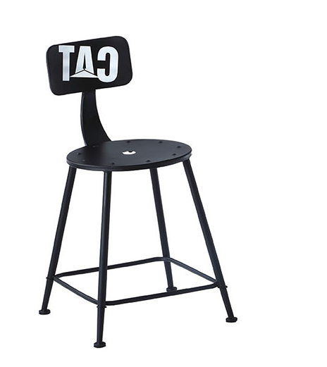 C489-32 HB20C 鐵製餐椅  黑