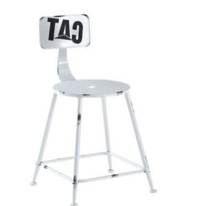 C489-34 HB20C 鐵製餐椅 白