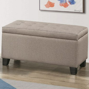 D349-14 貓抓皮90公分收納椅 卡其