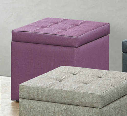 D350-14 莫札特貓抓皮收納椅 紫色 台疆6706