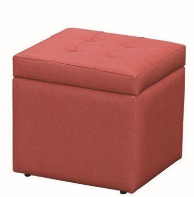 D349-17 貓抓皮38公分收納椅 桔色