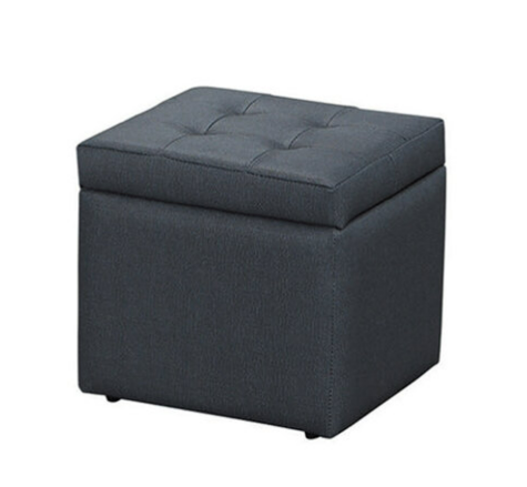 D349-18 貓抓皮38公分收納椅 鐵灰色